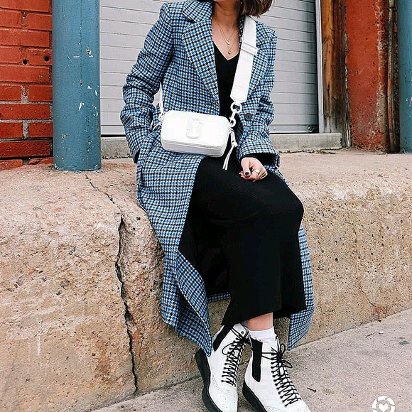 New❄️ALL WHITE🤍MARC JACOBS SNAPSHOT WINTER BAG MINIMALIST blogger camera bag - Picture 3 of 17